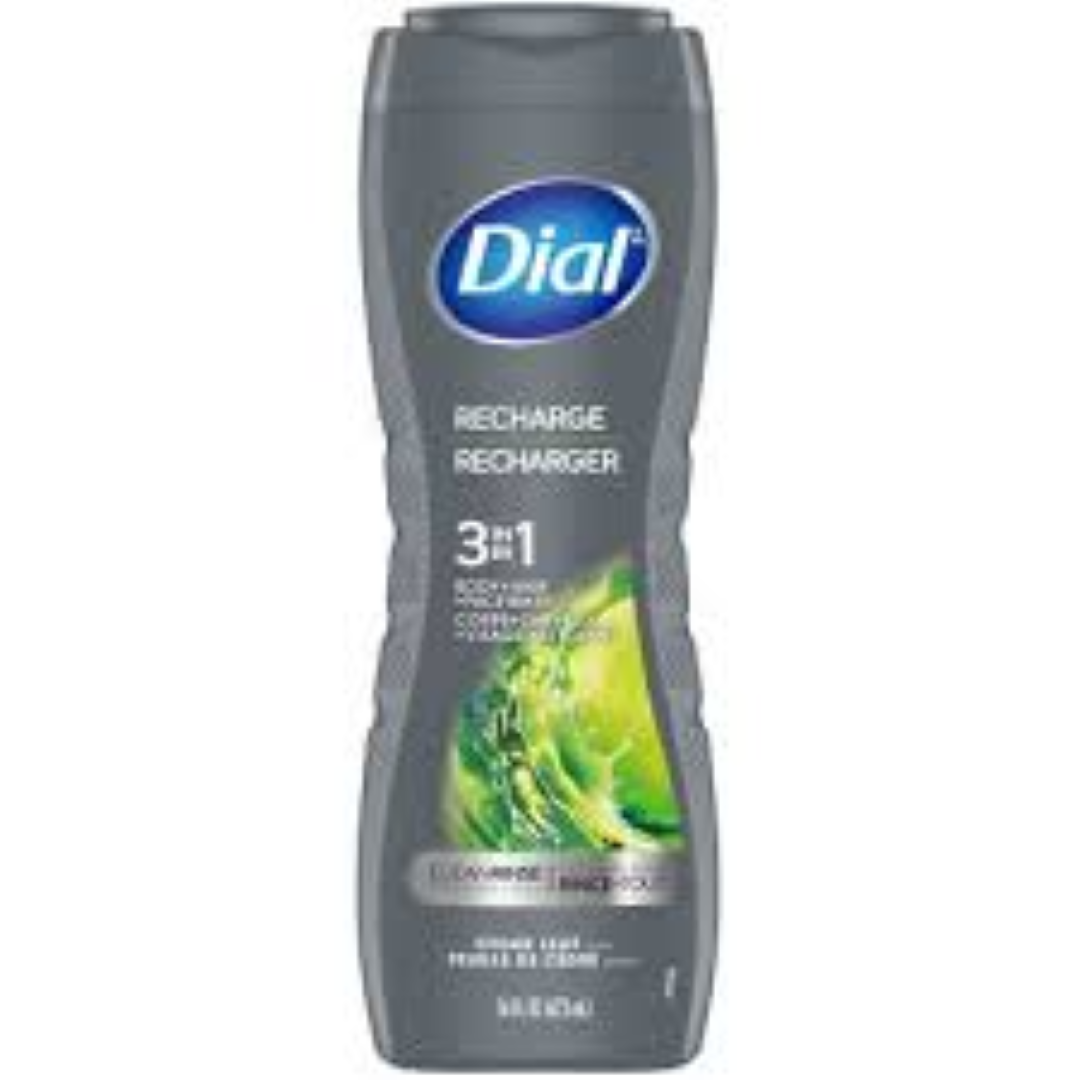 DIAL MEN BODY WASH 3IN1 RECHARGE 473ML